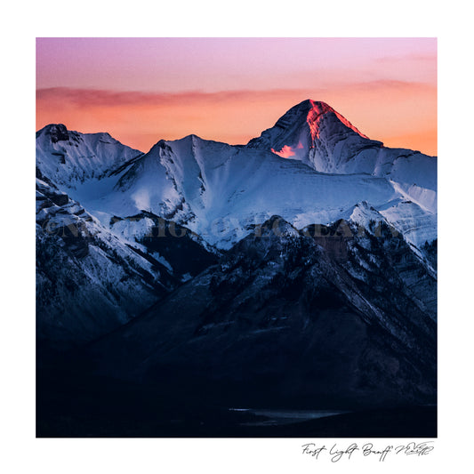 First Light in Banff - Pretty Little Print