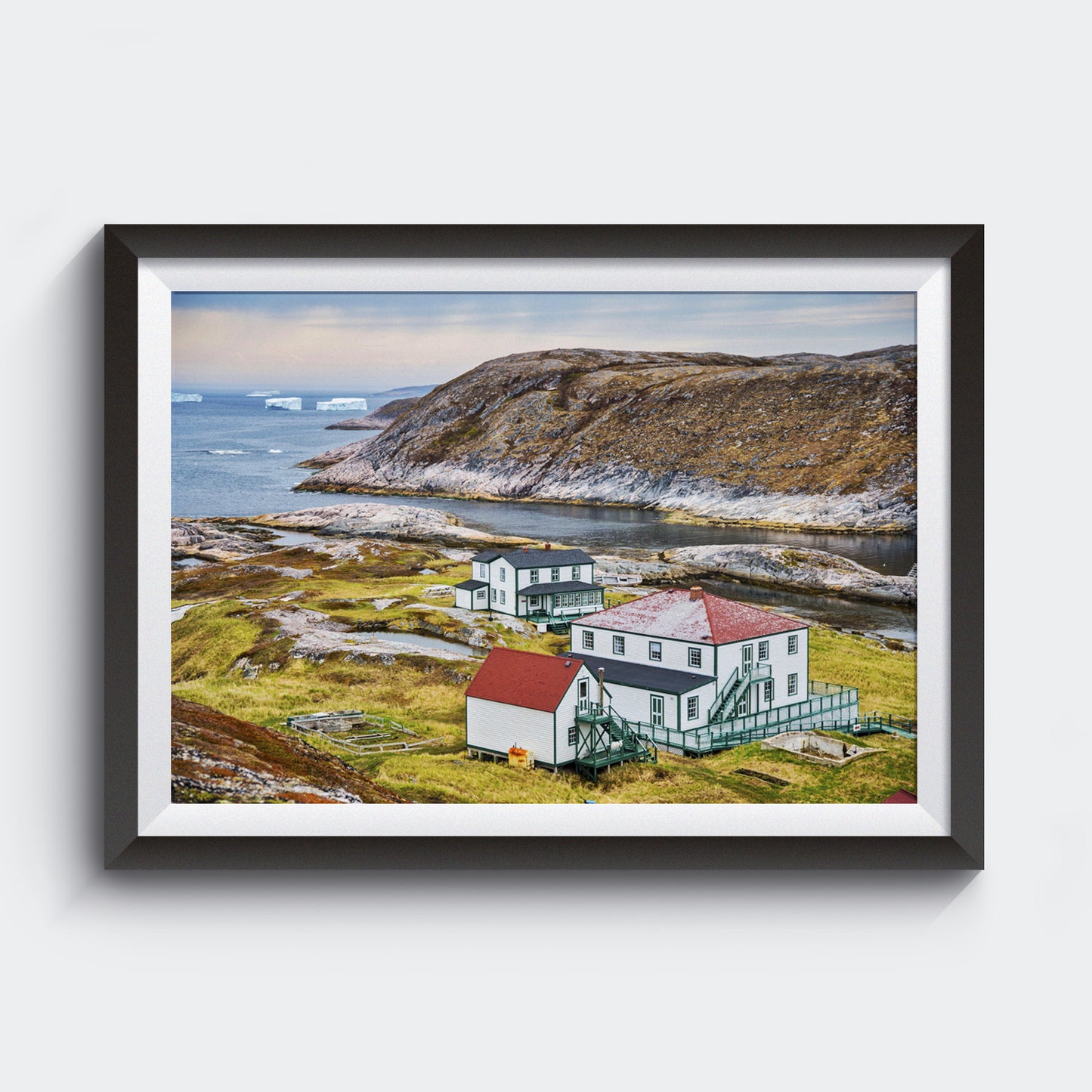Puerto de batalla<br> Labrador Canadá<br> Impresión cromogénica de bellas artes de archivo