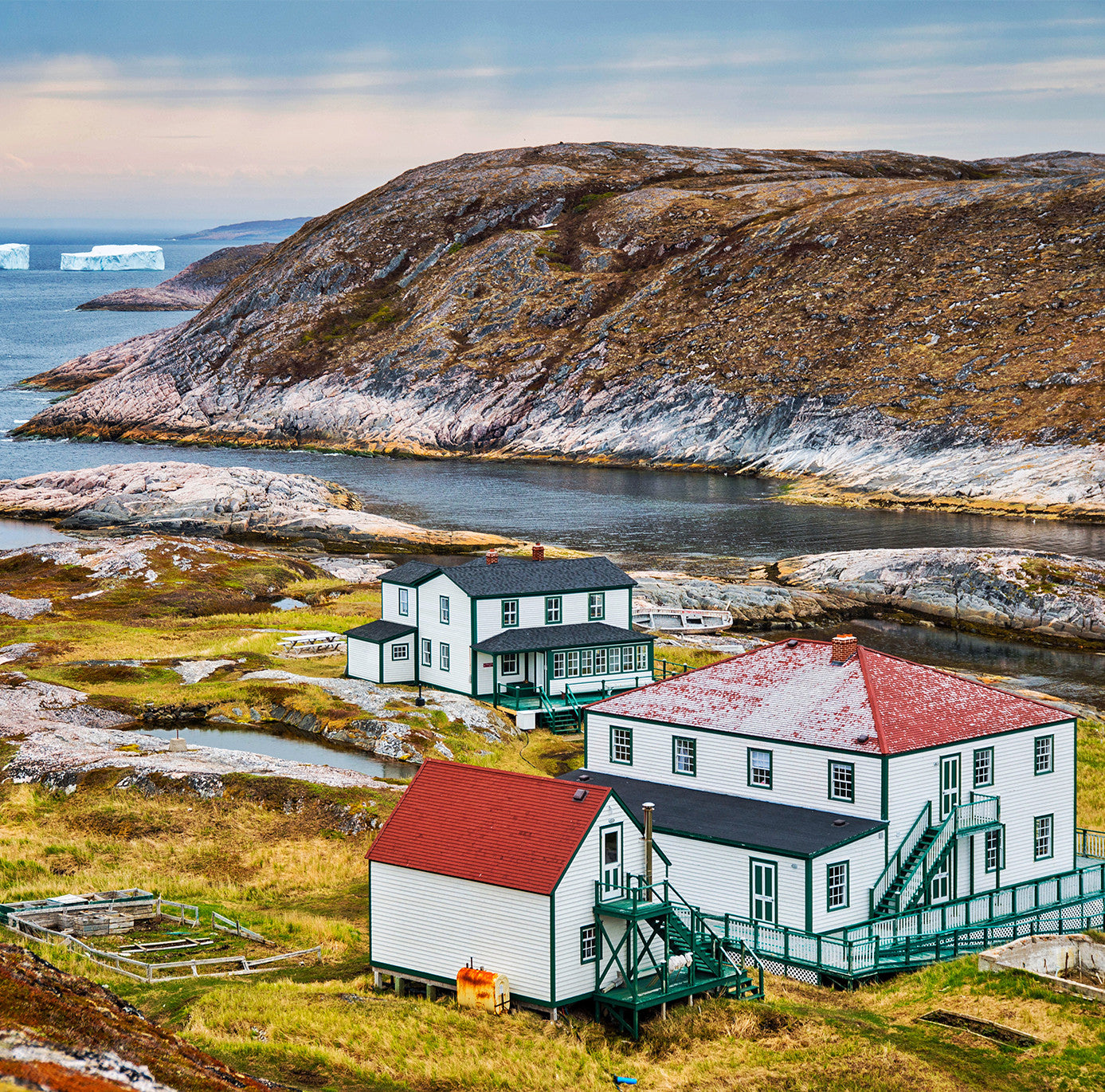 Puerto de batalla<br> Labrador Canadá<br> Impresión cromogénica de bellas artes de archivo