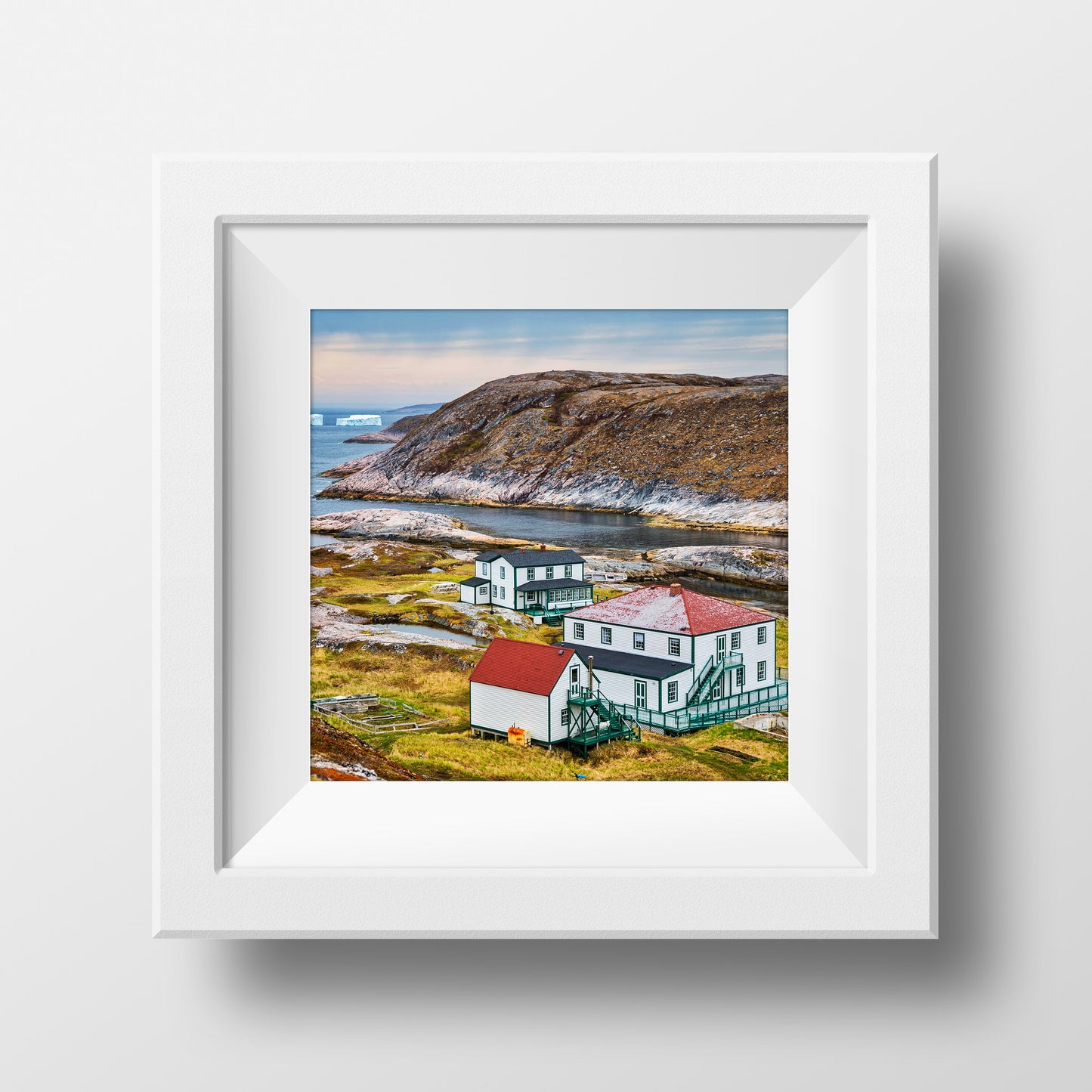 Puerto de batalla<br> Labrador Canadá<br> Impresión cromogénica de bellas artes de archivo