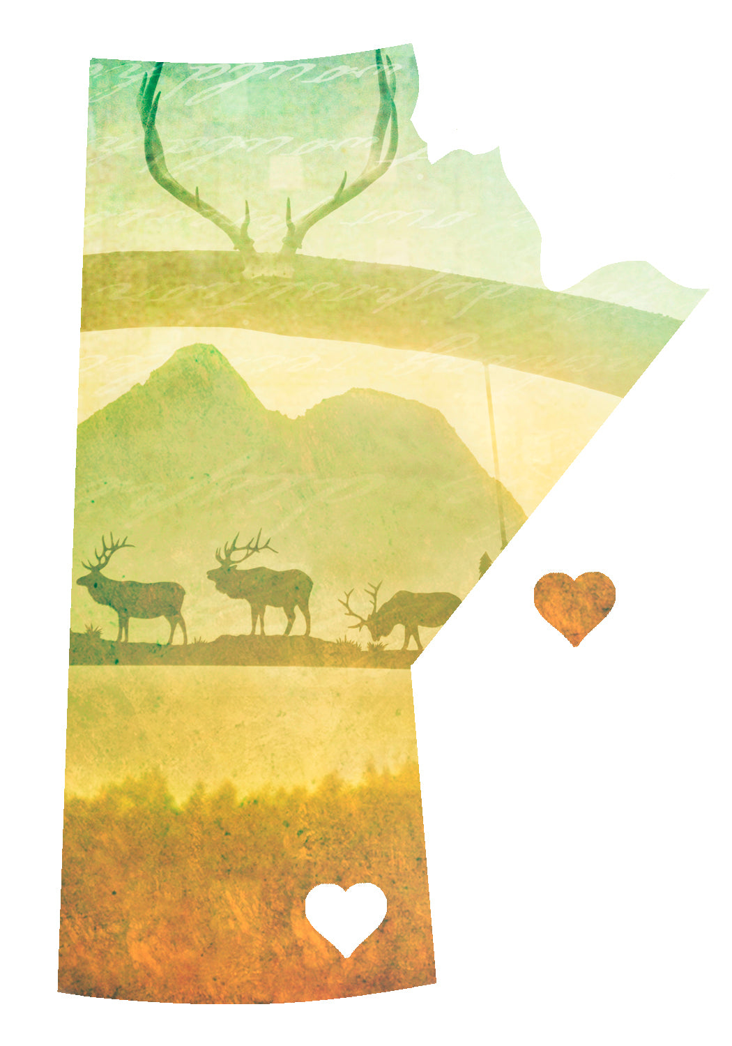 Imán de amor de Manitoba<br> ¡Elige entre 6 estilos!