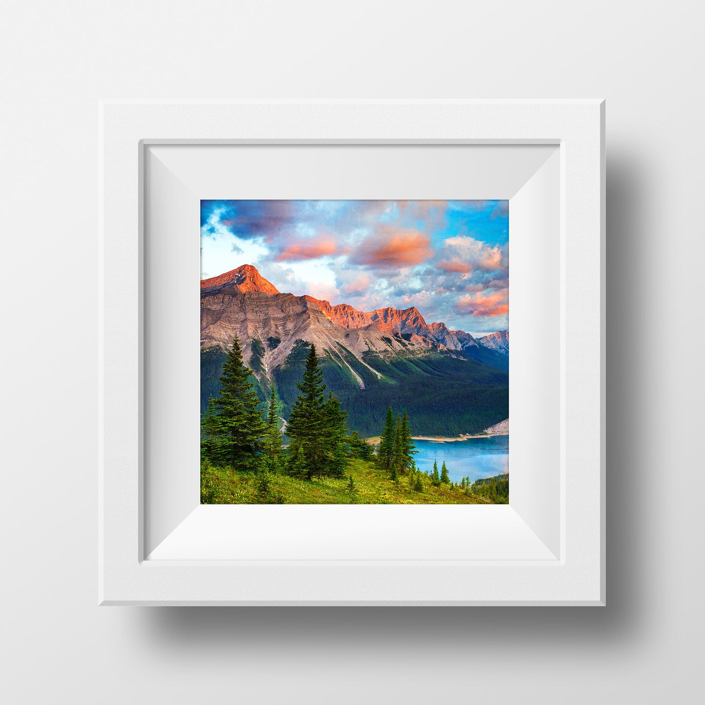 Kananaskis Country Sunrise over Spray Lakes<br> Archival Fine Art Chromogenic Print