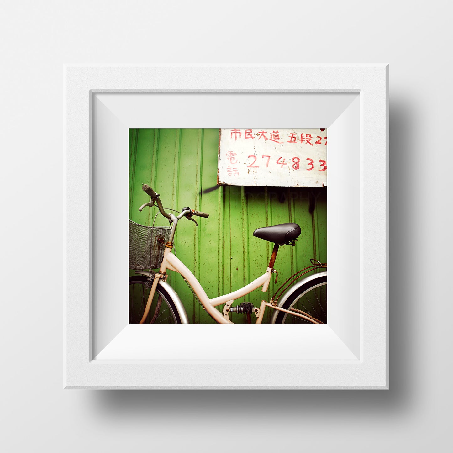 Bicycle in Taipei Taiwan<br>Archival Fine Art Chromogenic Print