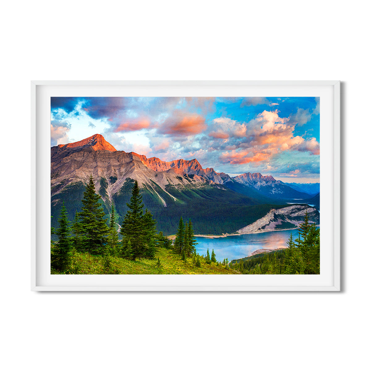 SPECIAL PRINTING <br>Kananaskis Sunrise Alberta <br> 20x30" Limited Edition Metallic Print