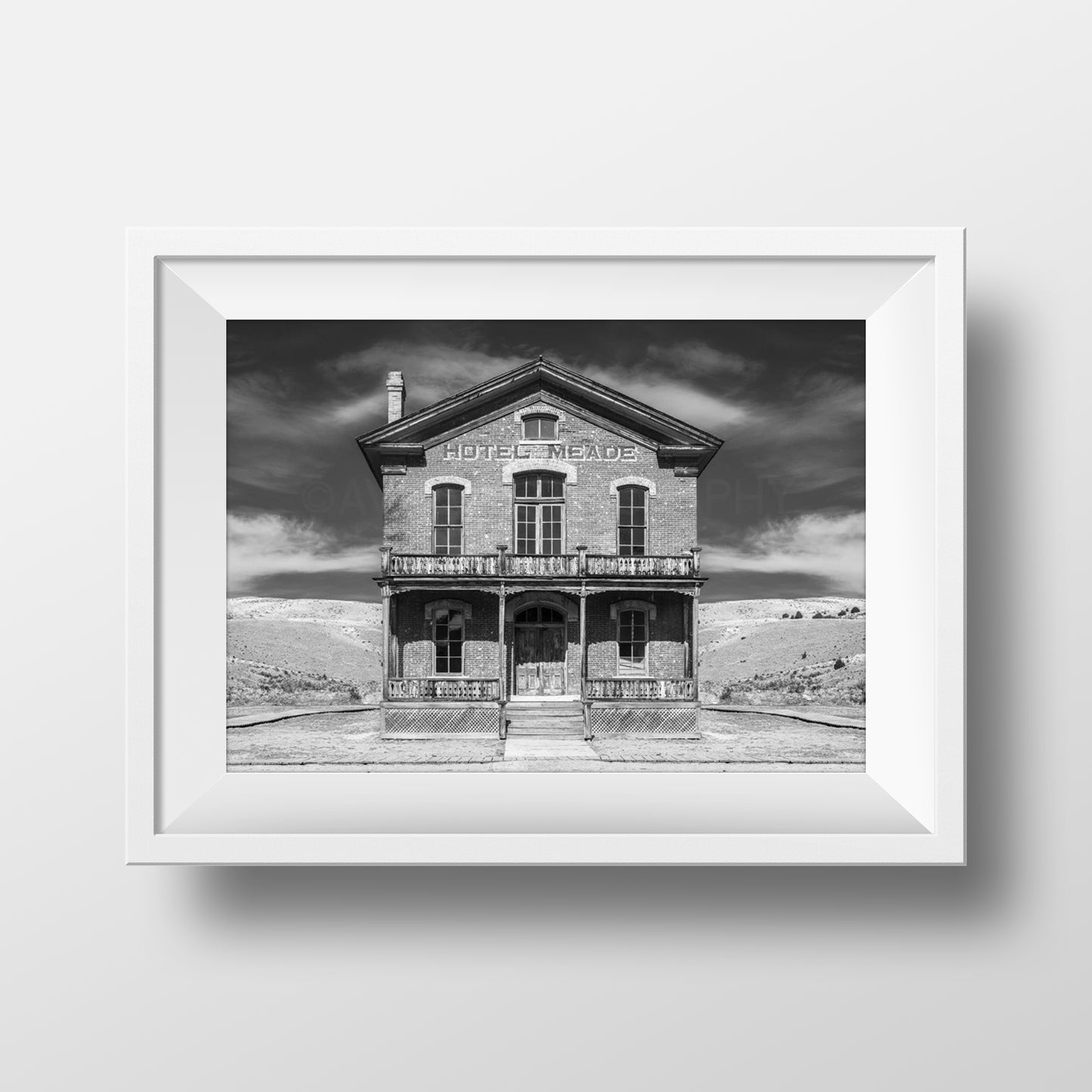 Kuva Collection<br> Historic Hotel Meade <br> Bannack Ghost Town Montana<br>Limited Release Archival B+W Print