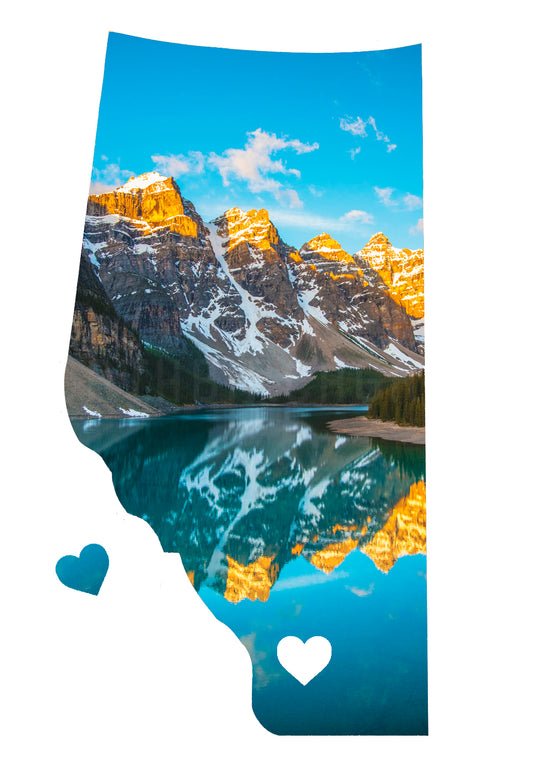 <br> Imán de amor de Alberta<br> Lago morrena