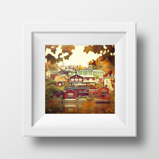 Discontinued 8x8" Print <br>Finland in Autumn<br> Matte Finish
