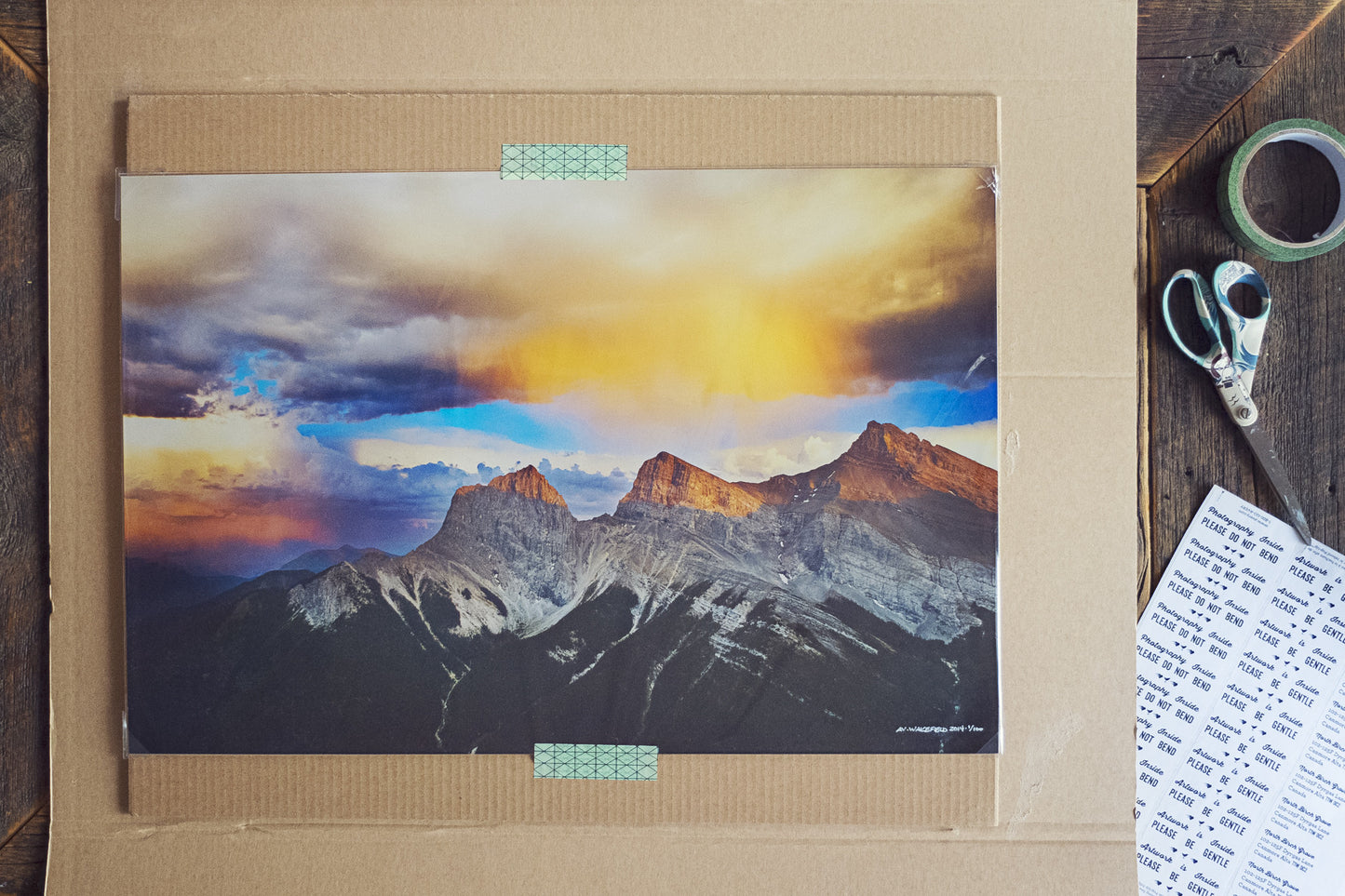 Kananaskis Sunrise<br> Alberta Canada <br>Limited Edition Archival<br> Fine Art Chromogenic Print