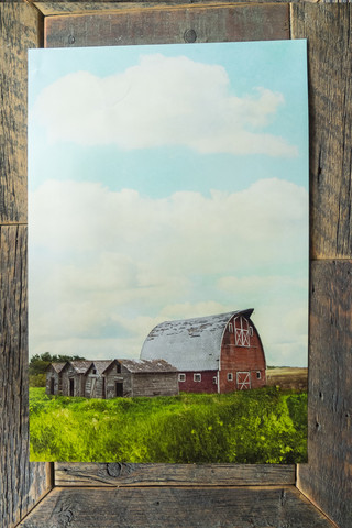 106 16x24" Sample Print <br>Red Barn<br> Archival Metallic Fine Art Chromogenic Print