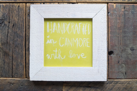159 Inventory Clearance<br> White Cedar Frame w Chalkboard <br> Green