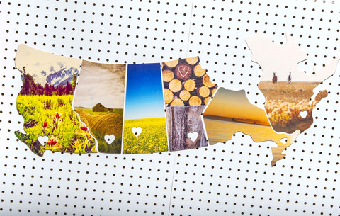 6 Province Collection No. 3 <br> Photos on Birch Wood Panels<br>SHIPS FREE
