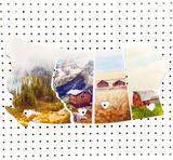 4 Province Collection No. 1 <br> Photos on Birch Wood Panels<br> SHIPS FREE