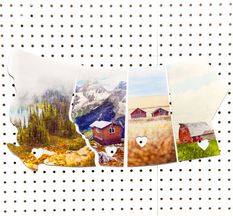 4 Province Collection No. 1 <br> Photos on Birch Wood Panels<br> SHIPS FREE