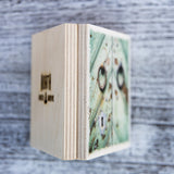 Fir Trees & Fog <br>Birch Wood Photo Coaster <br> 4x4" Matte Finish