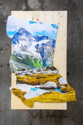 Large Wood Print <br> British Columbia Province  <br> Photo on Plywood Panel<br>5 Styles