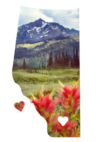 Alberta Love Magnet <br>