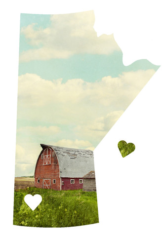 Manitoba Love Magnet <br> Choose from 12 Styles!