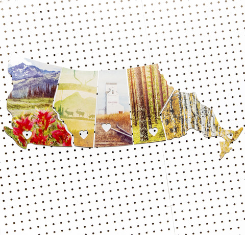 5 Province Collection No. 2 <br> Photos on Birch Wood Panels<br>SHIPS FREE