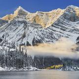 Winter Sunrise over Kananaskis Lakes <br> Archival Fine Art Chromogenic Print