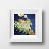 Discontinued Print<br>Vintage Sea-Vue Motel<br> Various Finishes + Sizes