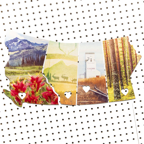 4 Province Collection No. 2 <br> Photos on Birch Wood Panels<br> SHIPS FREE