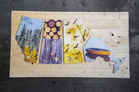 Medium Sized Province Set <br> Your Choice of Prints  <br> Photos on Plywood Panels<br>