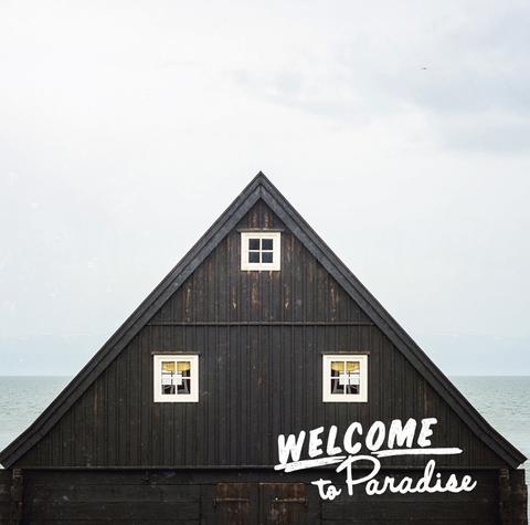 Discontinued Limited Print <br>Welcome to Paradise Iceland <br> Archival Water Colour Paper Print